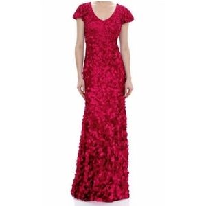 Theia pink petal gown